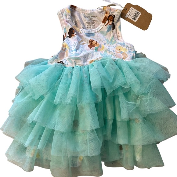 NWT Angel Dear Multicolor mermaid Tulle Dress - Picture 1 of 6